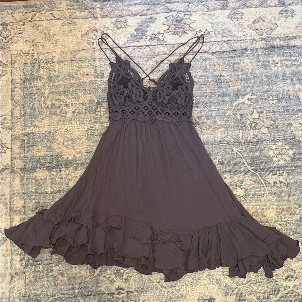 Free People Purple Lace Dress